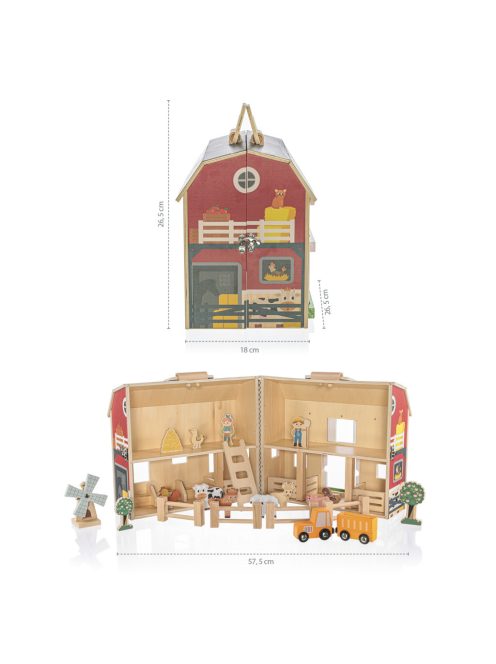 Zopa Fa hordozható készségfejlesztő farm