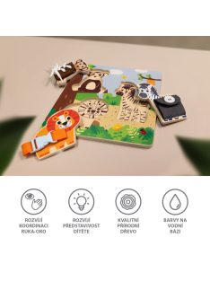 Zopa Fa Montessori puzzle Wood