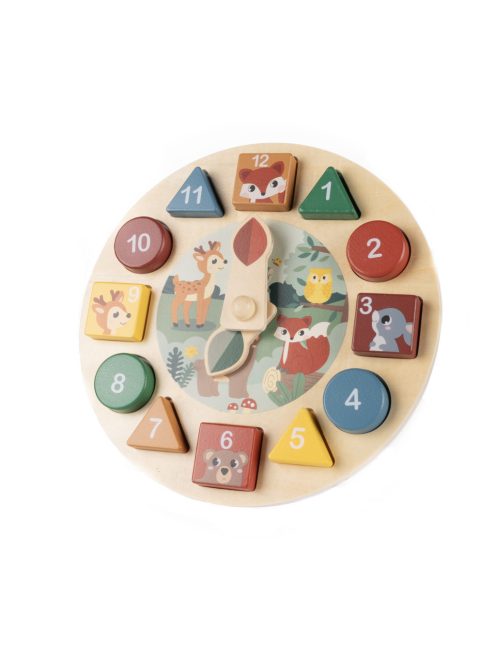 Zopa Fa készségfejlesztő óra Wood