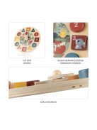 Zopa Fa készségfejlesztő óra Wood