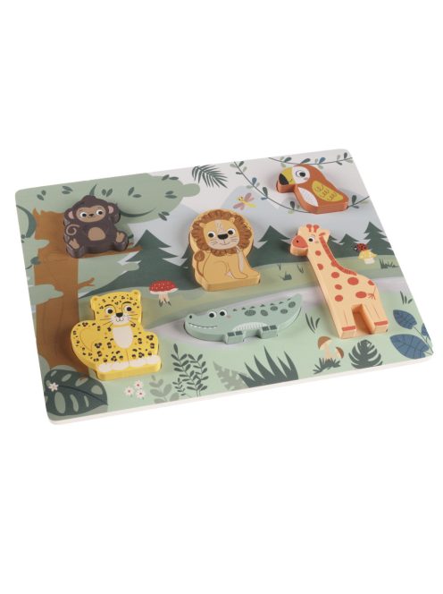 Zopa Fa puzzle - dzsungel Wood