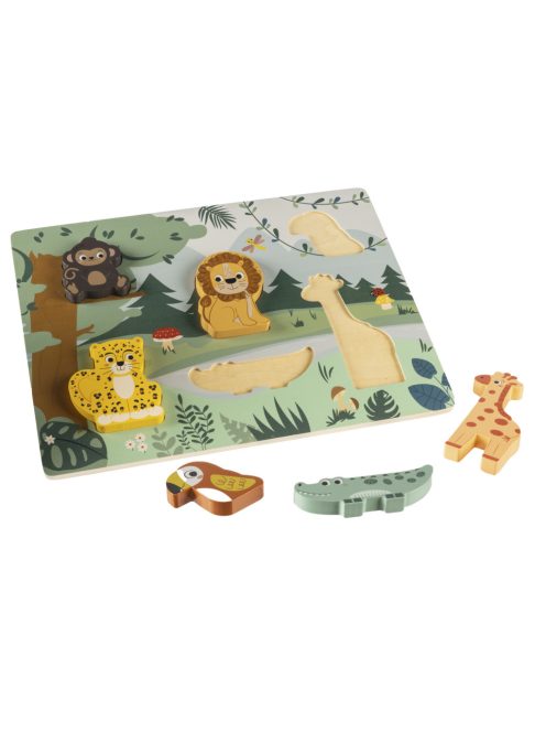 Zopa Fa puzzle - dzsungel Wood