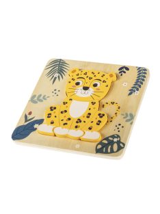 Zopa Fa kis puzzle - leopárd Leopard