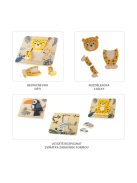 Zopa Fa kis puzzle - leopárd Leopard