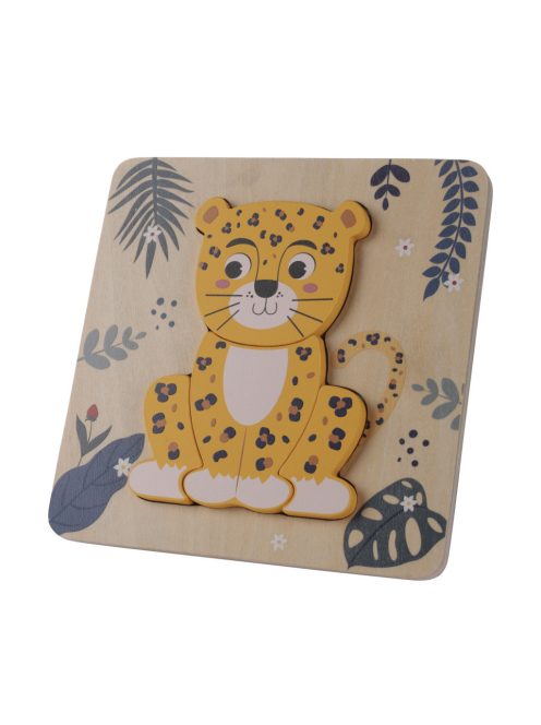 Zopa Fa kis puzzle - leopárd Leopard