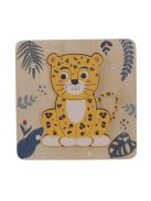 Zopa Fa kis puzzle - leopárd Leopard