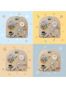 Zopa Fa Montessori időjárás tábla