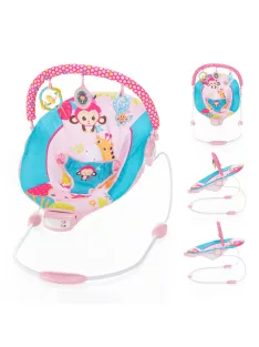   Zopa Happy pihenőszék, szafari mintás, rózsaszín Safari Pink