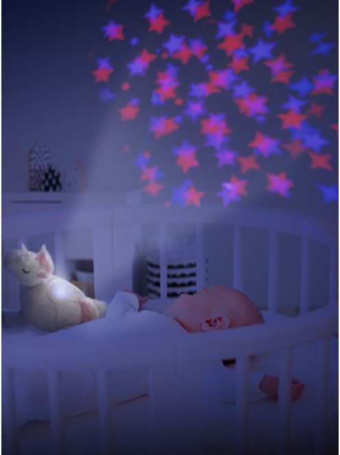 Zopa Plüss unikornis égbolt projektorral