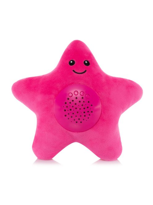 Zopa Plüss csillag égbolt projektorral, pink Pink