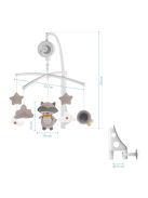 Zopa Zenélő forgó, mosómedve Raccoon