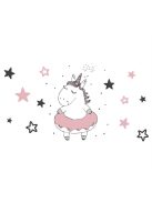 Zopa Unikornis bili, szürke/pink Grey/Pink