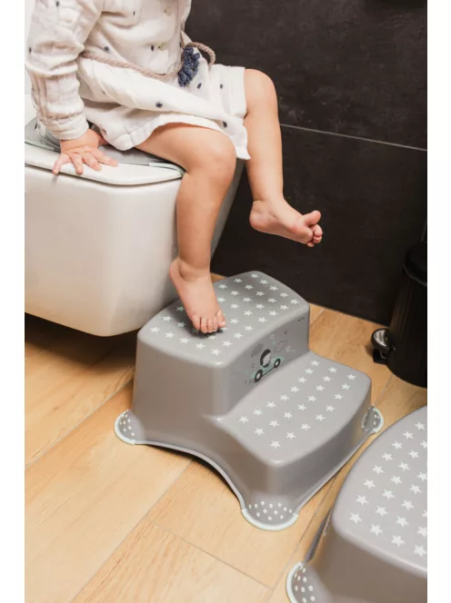 Zopa Racer kétlépcsős fellépő WC-hez/mosdóhoz, szürke/menta Grey/Mint