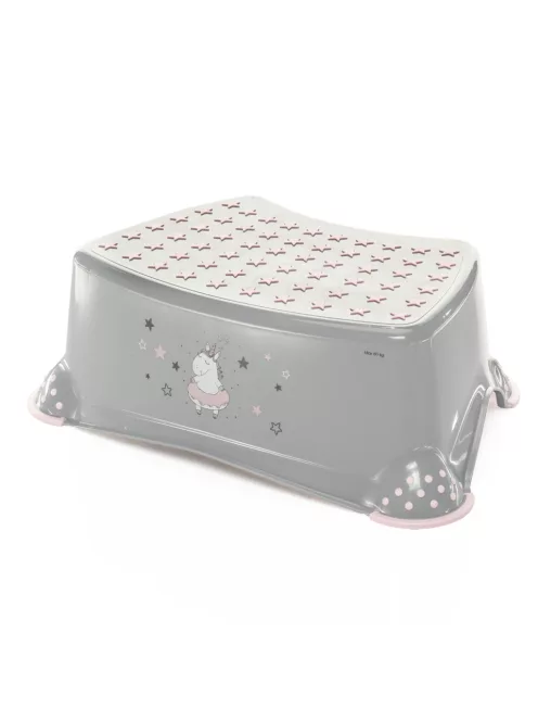 Zopa Unikornis fellépő WC-hez/mosdóhoz, szürke/pink Grey/Pink