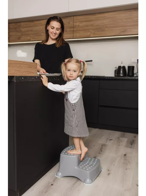 Zopa Unikornis fellépő WC-hez/mosdóhoz, szürke/pink Grey/Pink