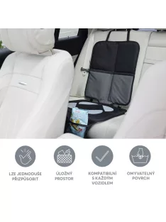 Zopa Mosható, ülésvédő, fekete Black