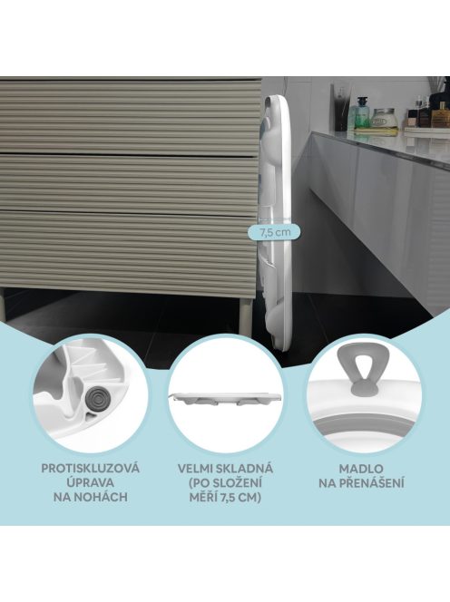 Zopa Aquatico összecsukható babafürdető kád, rózsaszín Pink