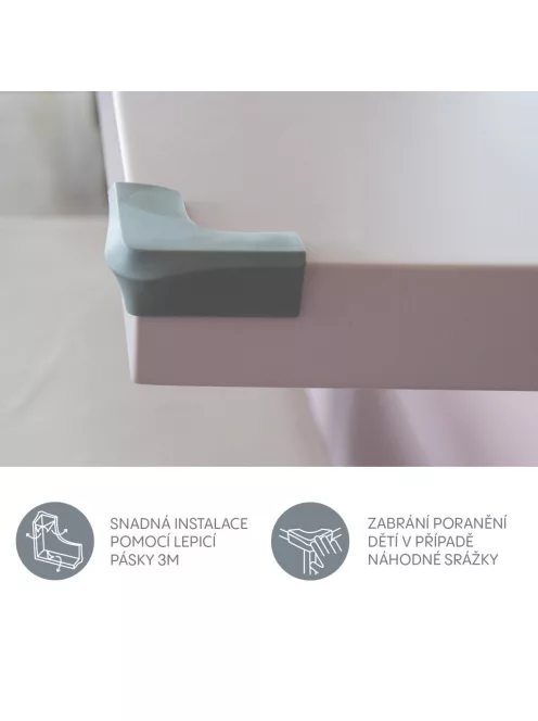 Zopa Gumis sarokvédő XL 4 db White