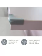 Zopa Gumis sarokvédő XL 4 db Grey