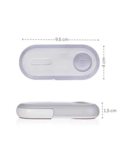 Zopa Univerzális szekrényzár 1 db White
