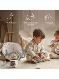 Zopa Nagy játéktároló kosár pamutból