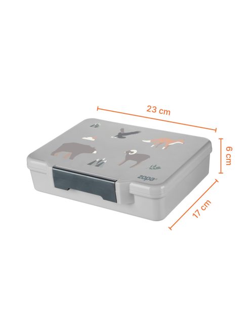 Zopa Uzsonnásdoboz 1330 ml, szafari Safari