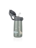 Zopa 400 ml-es termosz cumis szívószállal, dínó Dino