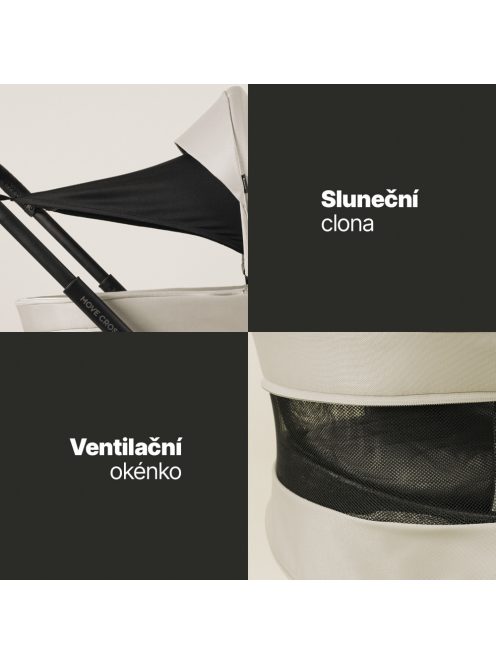 Zopa Move XL 5 mózeskosár  Toffee Brown