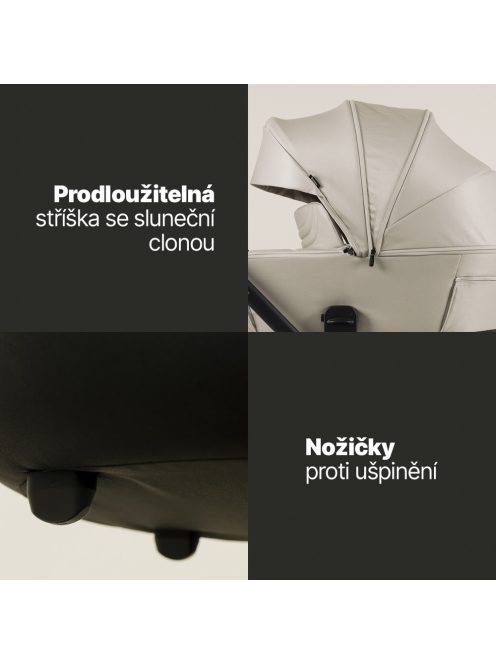 Zopa Move XL 5 mózeskosár  Boss Grey