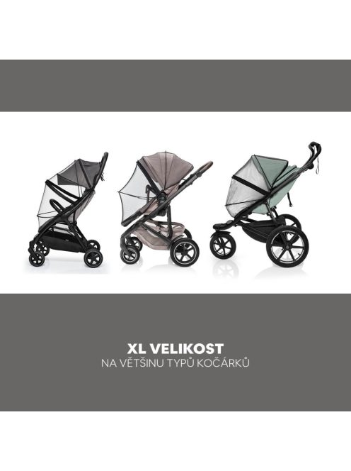 Zopa Univerzális szúnyogháló babakocsira Black