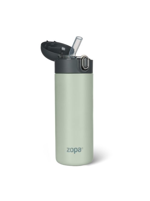 Zopa 400 ml-es termosz szívószállal, pisztáciazöld Pistacio green
