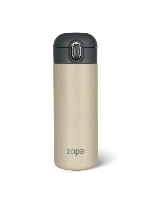 Zopa 400 ml-es termosz szívószállal, Cookie beige Cookie beige