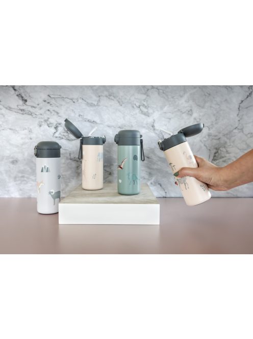 Zopa 400 ml-es termosz szívószállal, Cookie beige Cookie beige