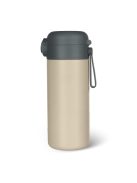 Zopa 350 ml-es termosz szívószállal és szilikon fogantyúval, cookie beige Cookie beige