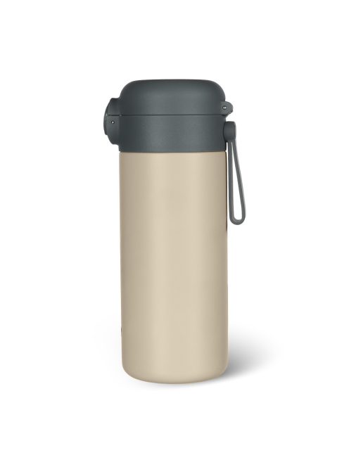 Zopa 350 ml-es termosz szívószállal és szilikon fogantyúval, cookie beige Cookie beige