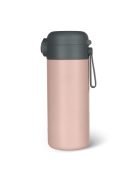 Zopa 350 ml-es termosz szívószállal és szilikon fogantyúval, candy pink Candy pink