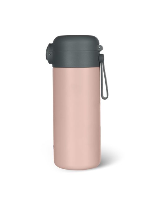 Zopa 350 ml-es termosz szívószállal és szilikon fogantyúval, candy pink Candy pink