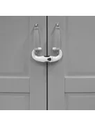 Zopa U alakú szekrényfogantyú-zár white/grey