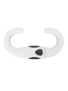 Zopa U alakú szekrényfogantyú-zár white/grey