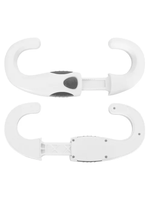 Zopa U alakú szekrényfogantyú-zár white/grey