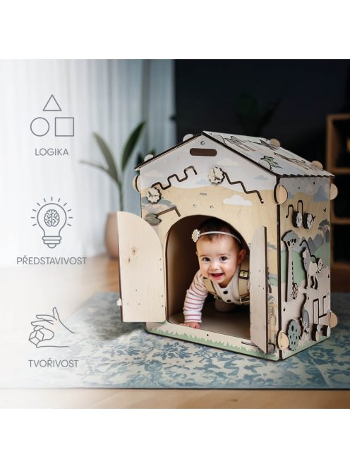 Zopa Készségfejlesztő oktató nagy házikó - dínó Dino