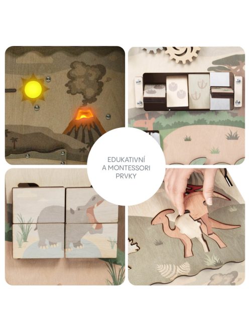 Zopa Készségfejlesztő oktató nagy házikó - dínó Dino