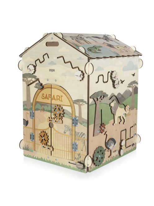 Zopa Készségfejlesztő oktató nagy házikó - szafari Safari