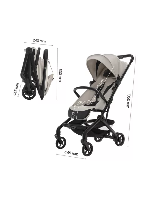 Zopa Jet sport babakocsi  Toffee Brown