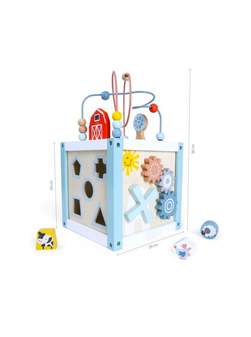 Zopa Fa készségfejlesztő kocka