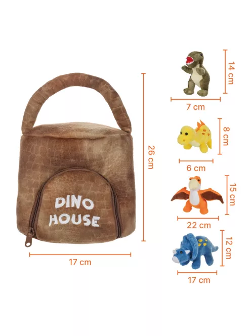 Zopa Plüss játék szett, dínó Dino