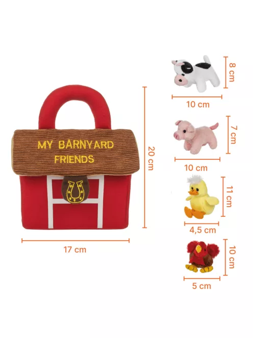 Zopa Plüss játék szett, farm Farm