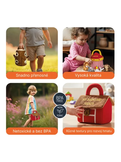 Zopa Plüss játék szett, cirkusz Circus