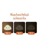 Zopa Szilikon falra szerelhető éjjeli lámpa Owl