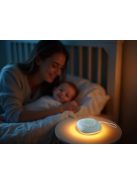 Zopa Prémium hordozható alvásmodul LED-fénnyel, fehér zajjal és hangokkal White
